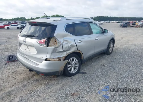 2015 Nissan Rogue Sv z USA, uszkodzony, nr VIN KNMAT2MT5FP574461